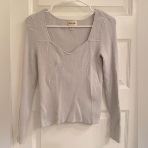Open Edit Sweetheart Neck Top